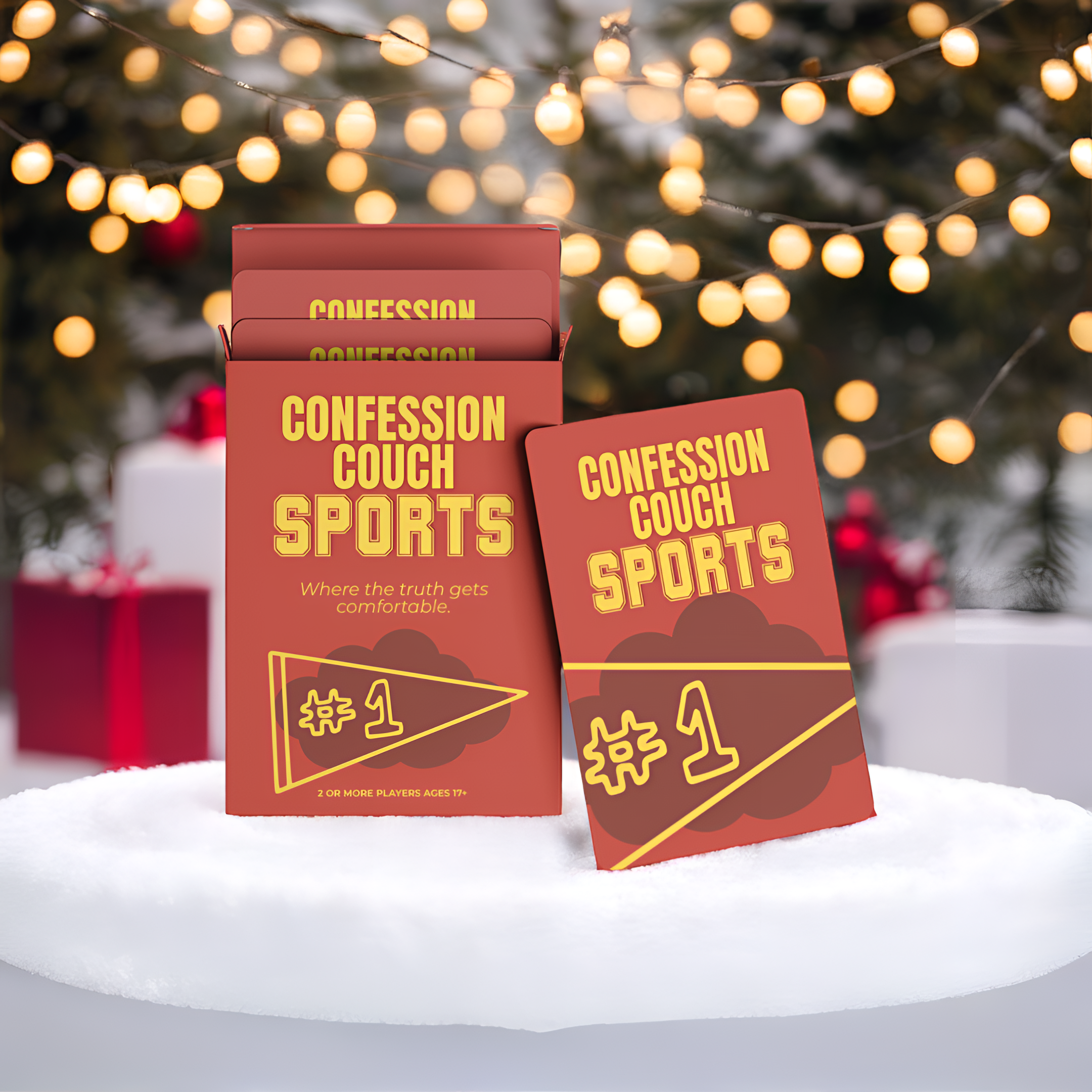 Confession Couch: Sports Edition Card Game | A Deck for Fans, Trivia & Trash Talk