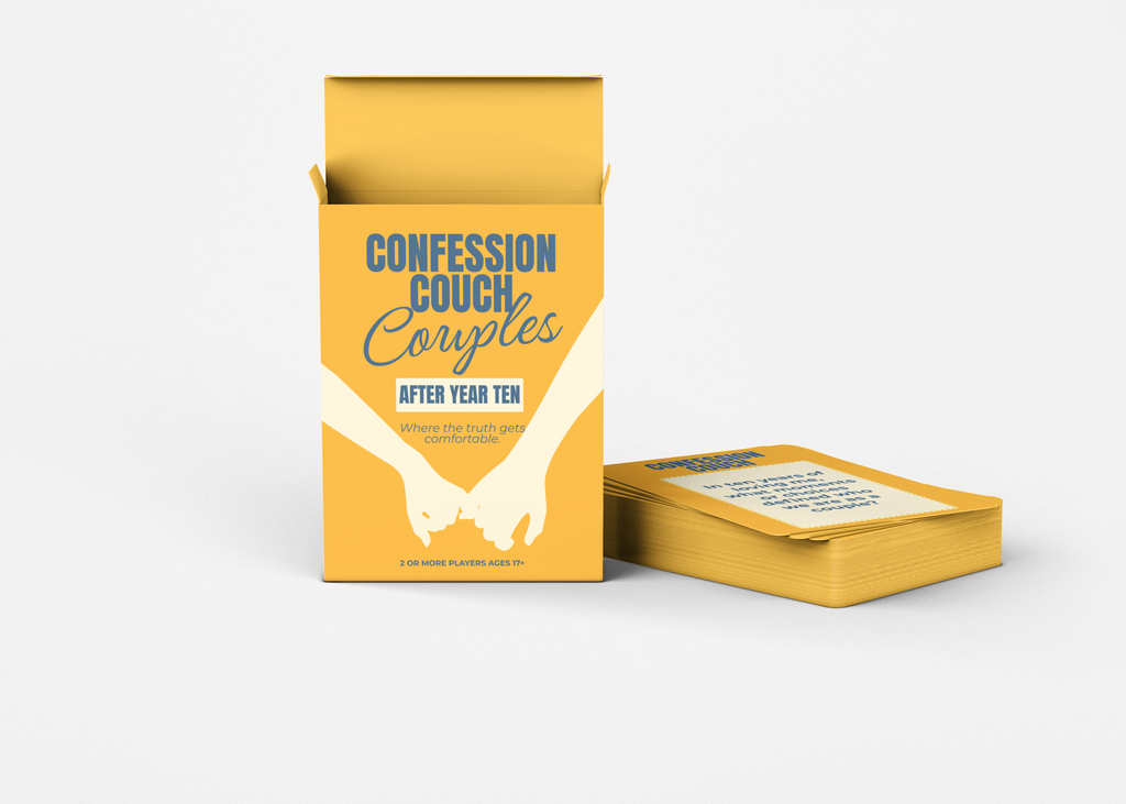 Confession Couch: Couples After Year 10 Edition | A Deck to Reminisce, Reignite & Celebrate Real Love