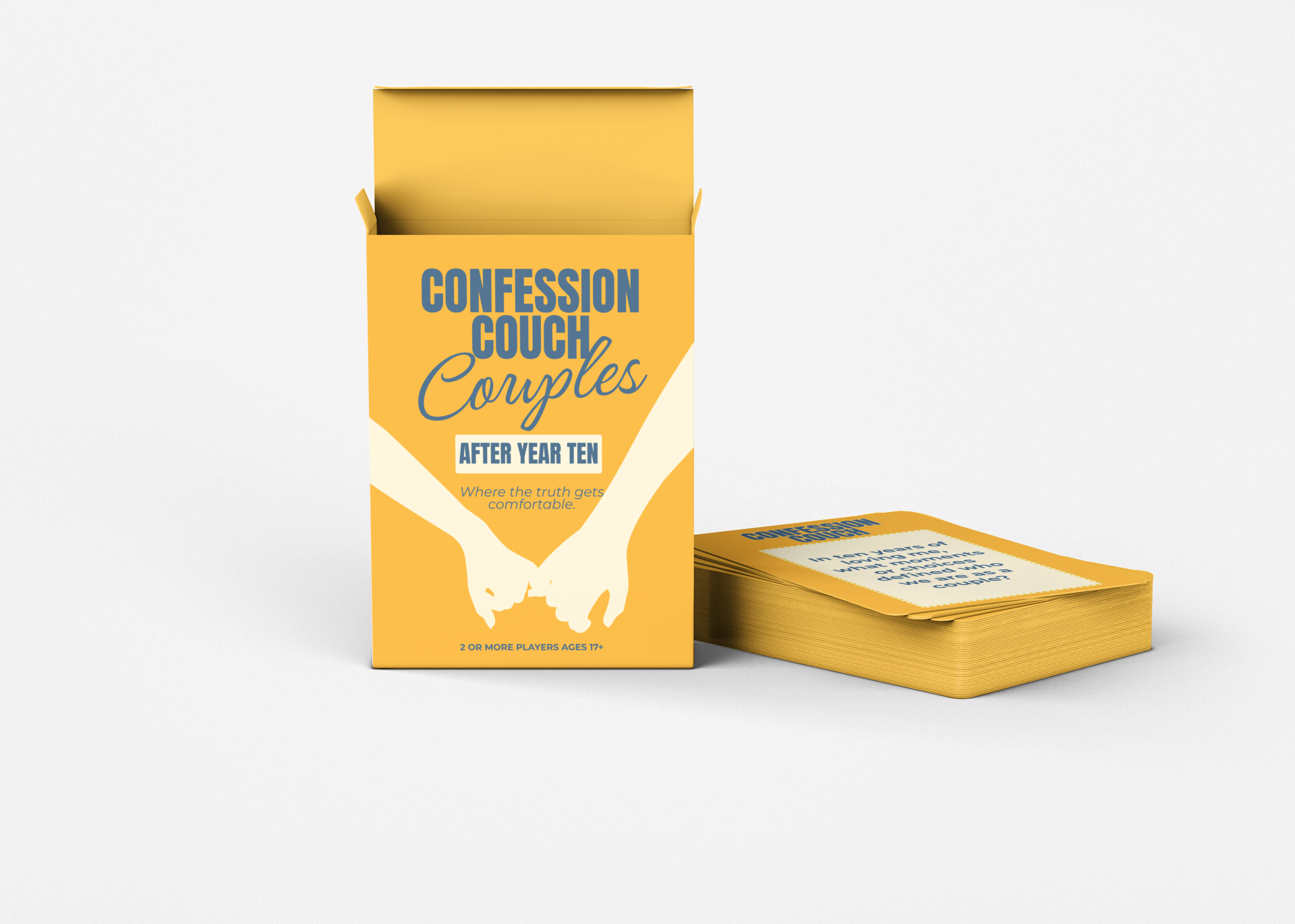 Confession Couch: Couples After Year 10 Edition | A Deck to Reminisce, Reignite & Celebrate Real Love