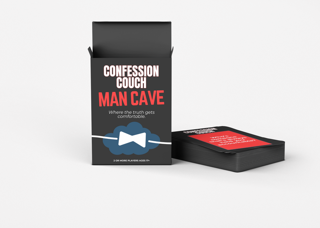 Confession Couch: Man Cave Edition | A Deck to Open Up, Unwind & Build Real Brotherhood