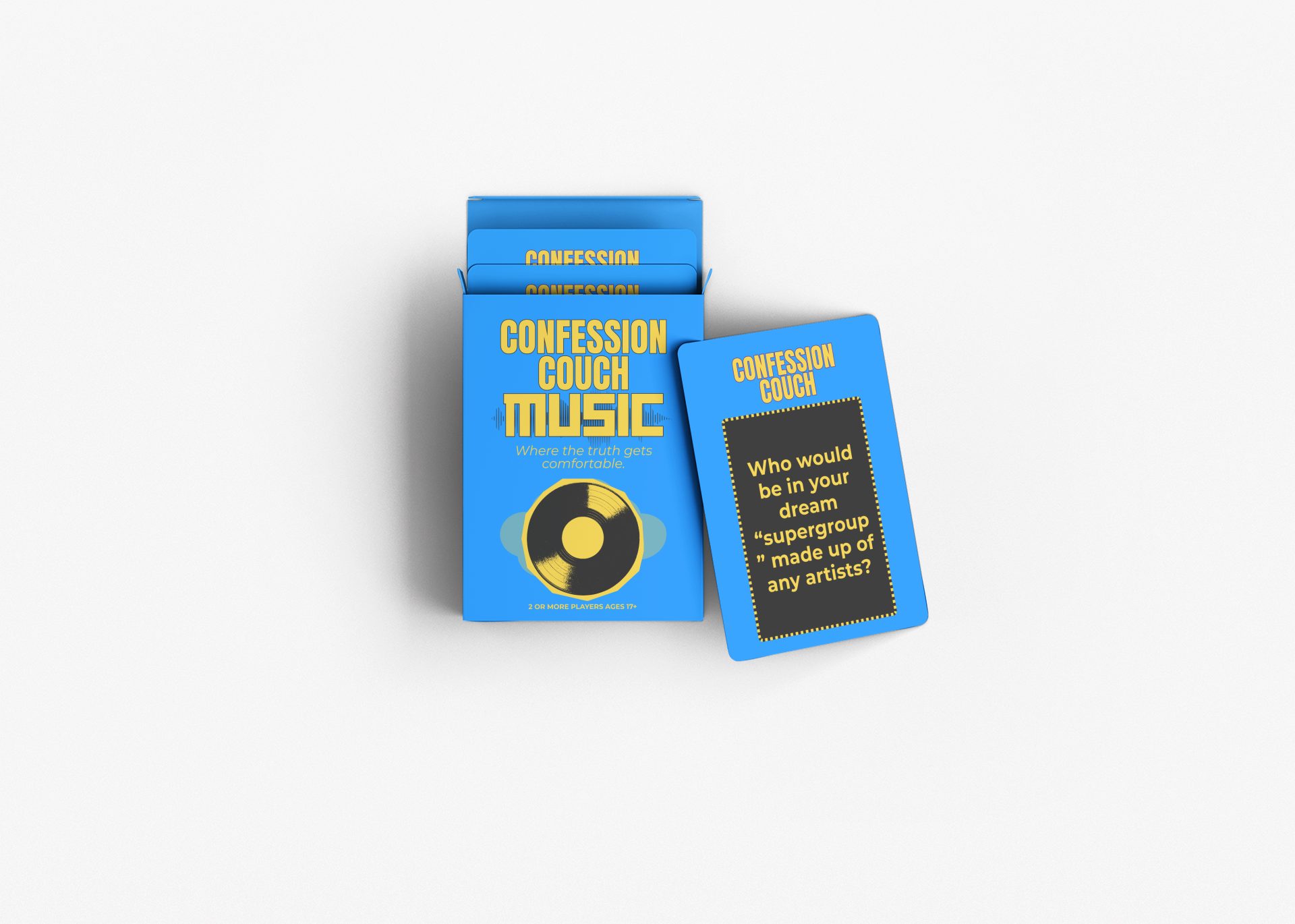 Confession Couch: Music Edition | A Deck to Sing, Share & Spill the Soundtrack of Your Life