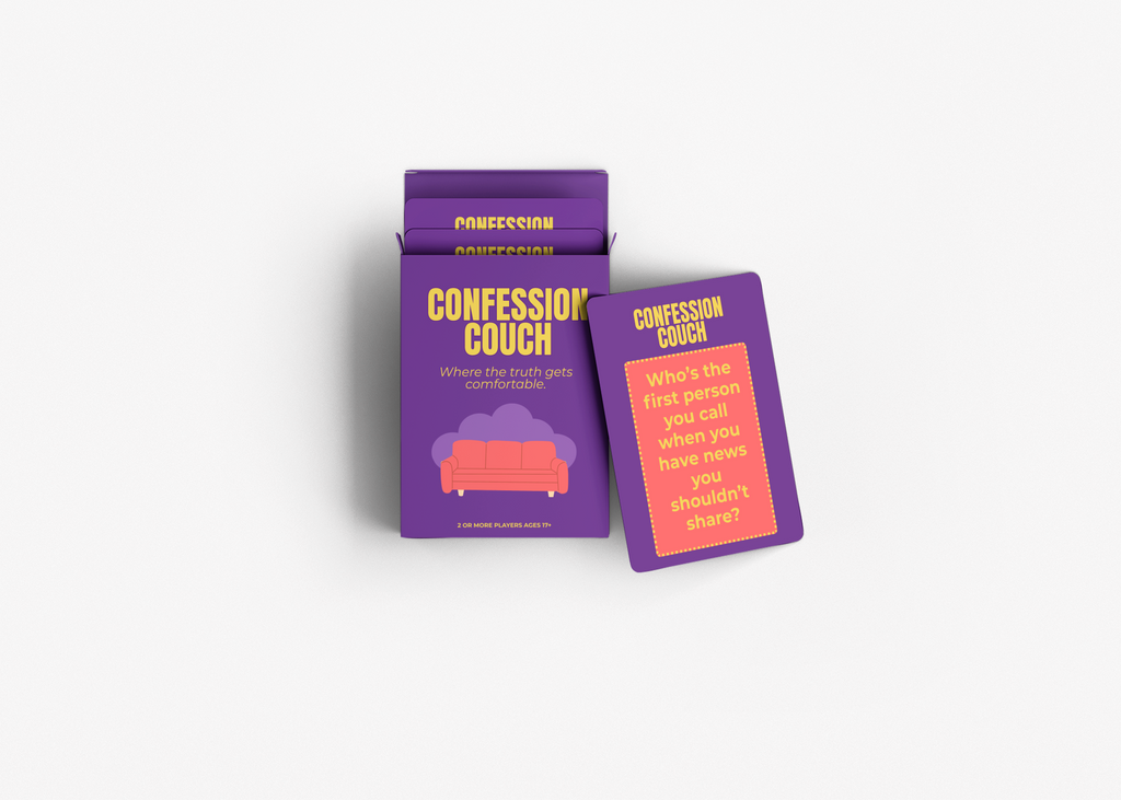 Confession Couch: Original Card Game | A Deck for Real Conversations