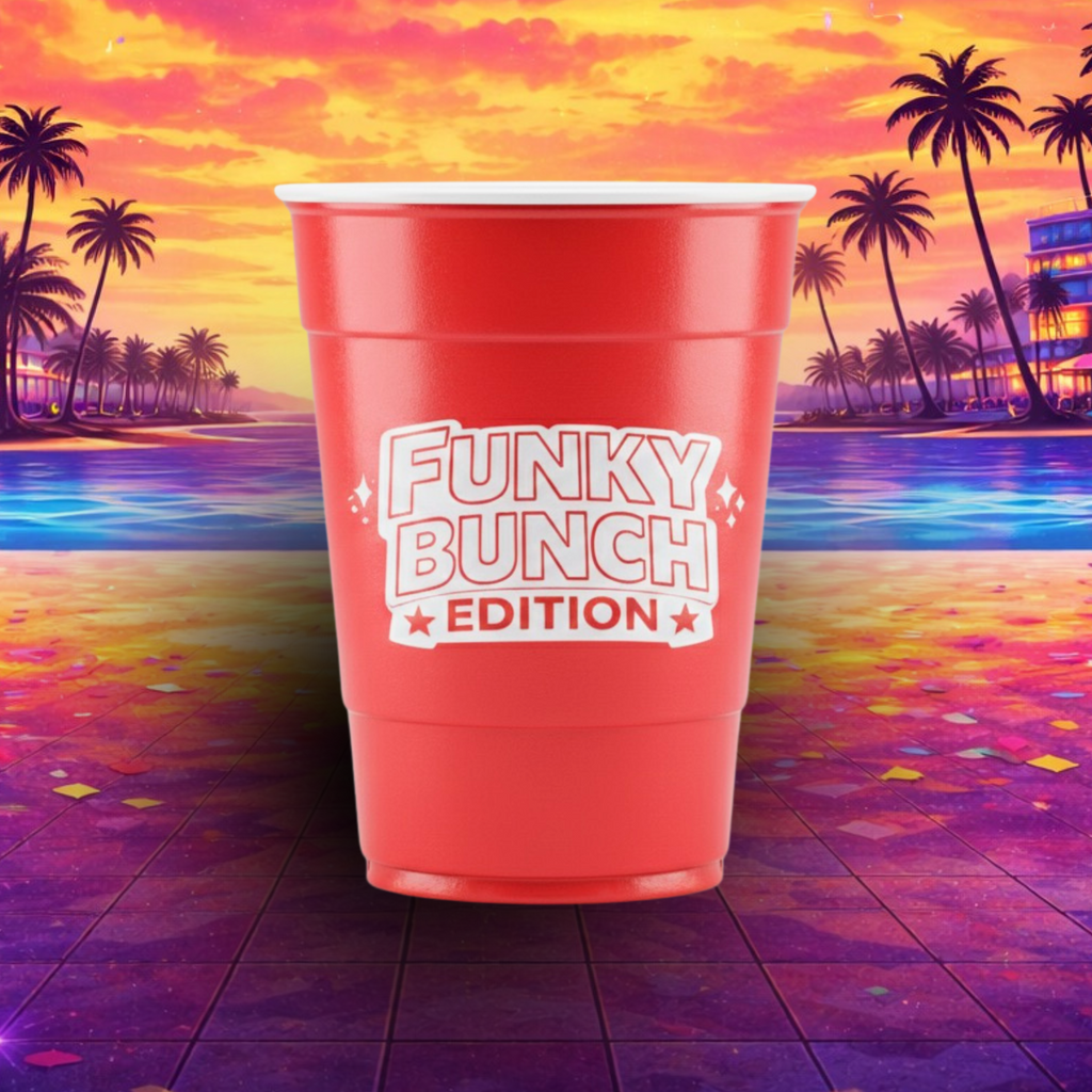 Confession Couch Funky Bunch Edition Game + 16oz Collector’s Party Cup (Limited Edition)