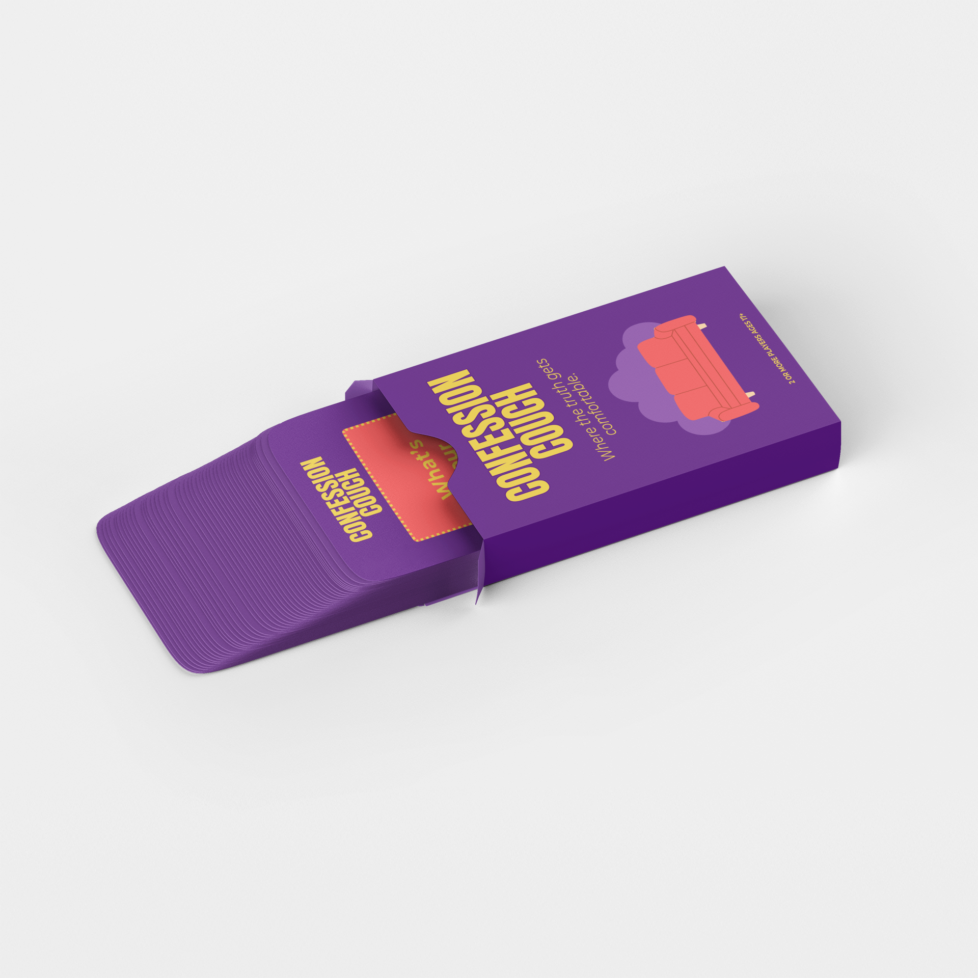 Confession Couch: Original Card Game | A Deck for Real Conversations