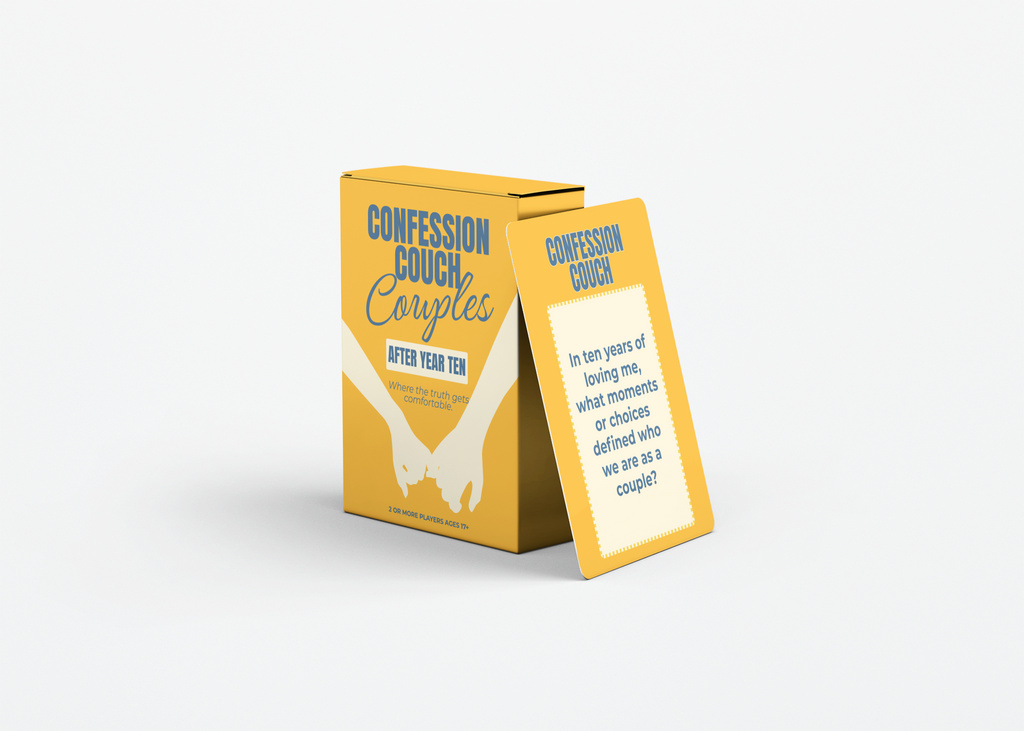 Confession Couch: Couples After Year 10 Edition | A Deck to Reminisce, Reignite & Celebrate Real Love