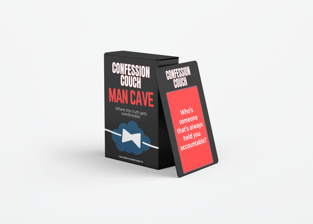 Confession Couch: Man Cave Edition | A Deck to Open Up, Unwind & Build Real Brotherhood